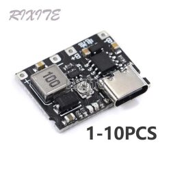 1-10PCS Lithium Li-Ion 18650 3,7 V 4,2 V Batterie Ladegerät Bord DC-DC Step Up Boost Modul USB Typ-C TP4056 Schnelle Lade Modul