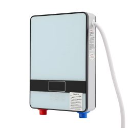 Elektrischer Warmwasserbereiter 6500W, Durchlauferhitzer mit Handbrause & LED-Touchscreen, Wandmontage für Badezimmer zu Hause