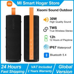 Xiaomi, Neuer Xiaomi Sound Outdoor, 30W Leichter Tragbarer Lautsprecher, TWS Stereo Combo, IP67 BT5.4 Kabelloser Lautsprecher, 12h Lange Akkulaufzeit