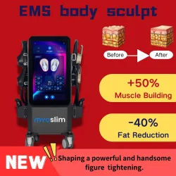 Professionelles Myoslim EMS Neo Body Sculpt EMS Zero Ultra Pro 6500W 4-Griff RF Hi-EMT Muskelstimulations- und Schlankheitsgerät