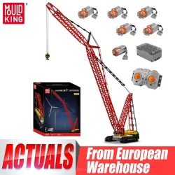 Mould King 17015 Technisches Auto-Spielzeug Der APP&RC-gesteuerte Motorisierte Raupenkran Liebherr LR13000 Baustein-Set Kinder-Weihnachtsgeschenk