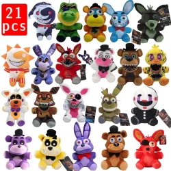 2026 Neue Fiver Night At Freddy Fnfa Niedliche Plüschtiere Spielpuppe Bonnie Bear Foxy Cartoon Gefüllte Puppen Freddy Spielzeug Geschenke