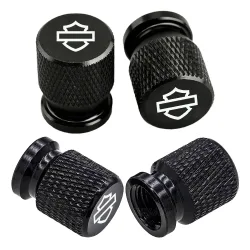 4 Stück Motorrad-Radventilkappen, Reifenventilabdeckungen, wasserdicht, für Harley Davidson Electra Glide Ultra Classic