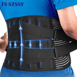 Doppel Zurückziehen Lenden Unterstützung Gürtel Taille Orthopädische Korsett Männer Frauen Wirbelsäule Dekompression Taille Trainer Brace Zurück Schmerzen Relief