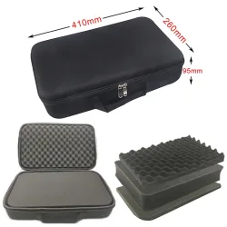 Harte Aufbewahrungsbox, DIY-Schaumstoff, stoßfest, individuelle Reisetasche, Reißverschluss-Box, Kamera-Sammeltasche für Outdoor-Werkzeug-Zubehör