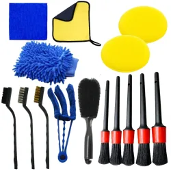 Auto Detail lierungs bürste Set das ultimative Auto-Reinigungs set für Lüftungs schlitze Lücken Wartung Auto Luft auslass Detail Clearance Bürste