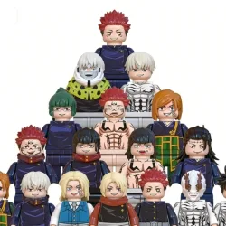 Anime WM6139 WM6140 WM6149 WM6201 Itadori Yuji Jujutsu Kaisen Set Mini Actionfigur Spielzeug Geburtstagsgeschenk Zubehör
