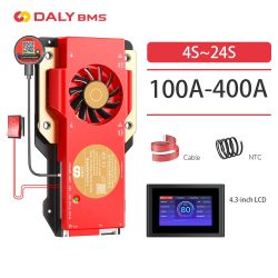 DALY Smart BMS LiFePo4 4S 12V 8S 24V 16S 48V 100A 150A 200A 300A 500A Aktiver Balancer 1A BMS mit LCD RS485 UART WIFI KEY