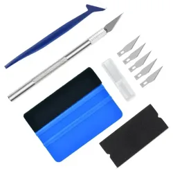 cwrapping, 10Pcs Auto Wrapping Vinyl Tool Kit Fenster Film Tönung Werkzeuge Auto Wrap Sticks Rand Trimmen Rakel Tönung Filz Rand Rakel