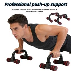 H-förmiger Liegestütz-Trainer, faltbares Fitnessgerät für Brust-, Bauch-, Arm- und Rückentraining, Fitnessgerät