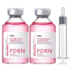 PDRN Lachs-DNA Ampulle Gesichtsserum Fortschrittliches Tiefenreparatur-Hautbarriere-Serum für Gesichtsstraffung und Aufhellung Gesichtspflege 30ml