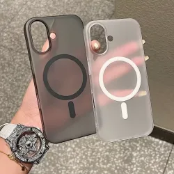 Ultradünne, harte, matte, magnetische Handyhülle für iPhone 17 Pro Max, Funda iPhone 18, 13, 11, 15, 16, 14, 12 Air, 17promax, stoßfeste Abdeckung