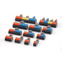 1/5PCS Draht Stecker Elektrische Kabel Led Anschlüsse Mini Terminals Blöcke Schnelle Verdrahtung Push-in Docking Butt Elektriker werkzeuge