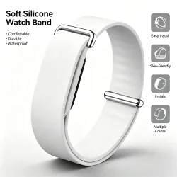 Weiches Silikon-Uhrenarmband für Google Fitbit Air Gummi-Ersatzarmband für Google Sport Loop Correa Armband