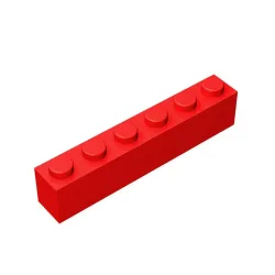 20 Stück 1x6 Punkt-Bausteine, dicke Figurensteine, pädagogisch wertvolle, kreative Bausteine, kompatibel mit 3009, Plastikspielzeug für Kinder