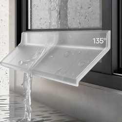 Transparenter Wasserdichter Dichtungsstreifen Fenster-Wasserblockierleiste Selbstklebender Türunterdrücker Balkon-Wasserabweiser