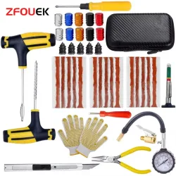 Auto Reifen Reparatur Kit Punktion Stecker Werkzeuge Reifen Punktion Notfall für Reifen Streifen Rühren Kleber Reparatur Tool Kit Auto Zubehör