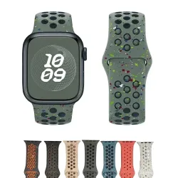 Original Silikon Armband Für Apple Ultra 2 49MM Sport Gummiband Für Iwatch 10 9 8 7 6 SE 4 3 2 45MM 44MM 42MM 41MM 46MM