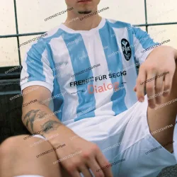 TSV 1860 München Saison 2026/27 Neues Kinder-Fußballtrikot Locker geschnittenes, schnelltrocknendes Kurzarm-Sport-T-Shirt Passend für Eltern-Kind