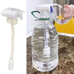 Vollautomatische Saugpumpe mit Überlaufschutz, Trinkhalm für Mineralwasserbehälter, Automatisches Getränkesaugwerkzeug, Getränkespender