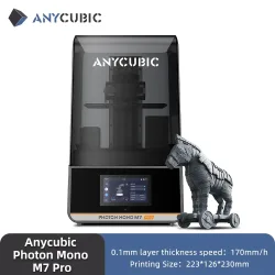 ANYCUBIC Photon Mono M7 Pro 14k Mono MSla 3D-Drucker 10.1 ''LCD-Harz 3D-Drucker Geschwindigkeit bis zu 170 mm/h Druck größe 223*126*230mm