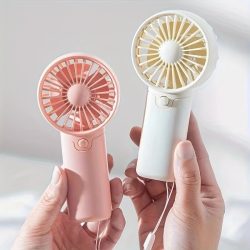 2025 Niedlicher Mini-Ventilator, tragbarer Handventilator, leicht, handlicher Ventilator, Taschenformat, geräuscharm, kleiner elektrischer Ventilator, Studentengeschenk, Outdoor-Ventilator