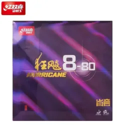 DHS Hurricane Provincial 8-80 Pips-In Tischtennisbelag Ping Pong Tenis De Mesa
