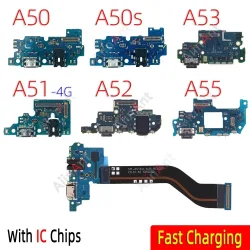Dock USB Ladegerät Board Connector Port Flex Kabel Für Samsung Galaxy A56 A55 A54 A53 A52S A52 A51 A50 A546B A556B A566B 4G 5G