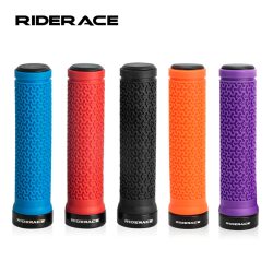 RIDERACE Fahrradgriffe MTB Mountainbike einseitig verriegelbare Lenkerabdeckung Gummi rutschfestes Fahrradzubehör
