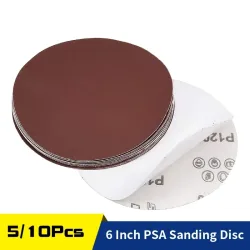6 zoll PSA Schleif Scheiben 40-2000 Grütze Selbst Stick Aluminium Oxid Schleifpapier für Gelegentliche Orbital Sander Holz Metall trocken Polieren
