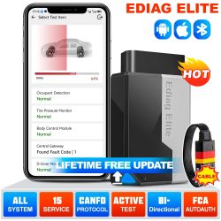 KINGBOLEN EDIAG ELITE All System OBD2-Scanner Autodiagnosetools 15 Reset Aktiver Test CAN FD FCA Autoauth Lifetime Free Update