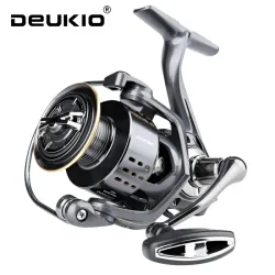 DEUKIO Spinnrolle 2000-7000 Serie 15KG Max. Bremskraft Ultraleichte Salzwasser-Surf-Angelrolle