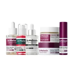 Cemenrete Calcium Volume Multi Balm/Eyephalt Augenringe-Creme/Schwarz-Weiß-Reis Peeling-Essenz Calcium Ampullen-Serum Augenpads
