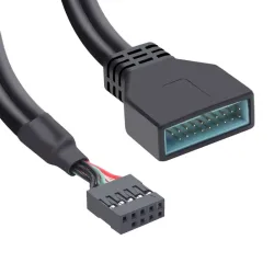 USB2.0 9Pin auf USB3.0 19pin Front Panel Connector Konverter USB 3.0 19/20pin auf USB 2.0 9pin Header Buchse Adapter