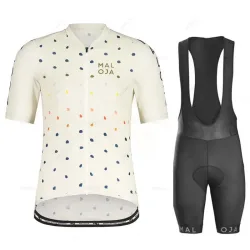 Maloja Radsport-Jersey-Kleidungs set, Lätzchen, Gel-Pad, Mountainbike-Kleidungs anzüge, Outdoor-Fahrrad bekleidung, Sommer