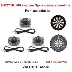 HBVCAM OV2710 100-Grad-Kameramodul für Autodarts-Bewertungssystem