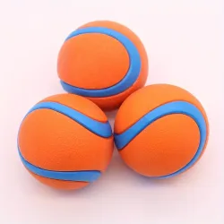 Robuster Kauball für Hunde aus Silikon ? interaktives Haustierspielzeug für mittelgroße Rassen, Zahnreinigung und Spielzeit, Hundespielzeug