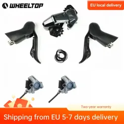 Wheeltop New GeX Gravel Bike Drahtloses Elektronisches Schaltgruppen-Set R Einzelkettenblatt 7-13-Gang Hochspannungs-Schaltwerk