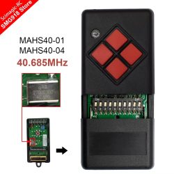 Handsender MAHS40-01 MAHS40-04 40,685 MHz Garagentor-Fernbedienung, kompatibel mit Red Key 40 MHz