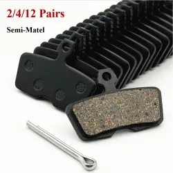 2/4/12 Paar Halbmetall-Scheibenbremsbeläge für Fahrräder für Sram Code R RSC (2012+), Guide RE, DB8, G2 RE