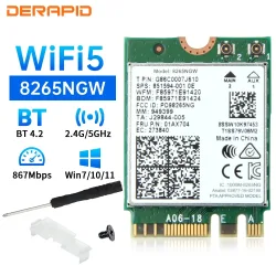 Für Intel 8265 AC8265 8265NGW NGFF für M.2 867M Wifi Karte WIFI Bluetooth-Kompatibel 4,2 Netzwerk Adapter dual Band Für Win7/10/11