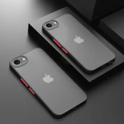 für iPhone 16E Hülle SE4 2025, harte PC-Rüstung, matt, luxuriös, farbblockierend, stoßfest, Kameraschutzhüllen für iPhone 16e Cover