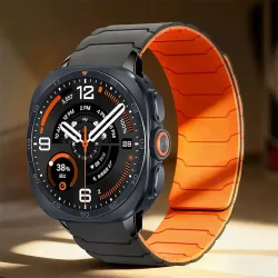 Magnetisches Silikonarmband für Samsung Galaxy Watch 9 8 40mm 44mm/8Classic 46mm Sportarmband für Galaxy Watch Ultra2 47mm 2026 2025