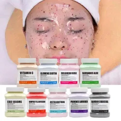 Gelee-Maske für das Gesicht, professionelle Rose, glatte Gesichtsmaske, Hautpflege, hydratisiertes, nährtes Hydro-Gelee-Maskenpulver, Gel-Peel-Off-Maske