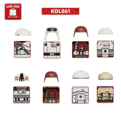 Bausteinspielzeug, Modell K2389-2396, Sammlerstück für Film- und Fernseh-Enthusiasten, kleines Geschenk