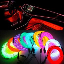 1M/2M/3M/5M Auto Innen Led Dekorative Lampe EL Verdrahtung Neon Streifen für Auto DIY Flexible Umgebungs Licht Party Atmosphäre Diode USB