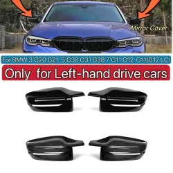 LHD Paar Außenspiegelabdeckungen für BMW 3er G20 G30 G31 G32 G11-12 2017-2022 ? Seitenrückspiegelkappen