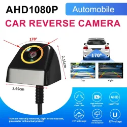 170 °   Weitwinkel Auto-Rückfahrkamera AHD CVBS 1080P Full HD Rückfahrbildkamera Nachtsicht Fischaugen-Objektiv Auto-Rückfahrkamera