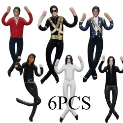 Michael Jackson Plüsch-Cosplay-Puppe, abstrakte bewegliche Figur für Heimdekoration, Sammlerstück und kreatives Geschenk für