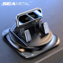 SEAMETAL Auto-Handyhalterung, rutschfester Silikon-Handyhalter für das Armaturenbrett, 360-Grad-Freidrehung, universeller Head-Up-Navigationshalter